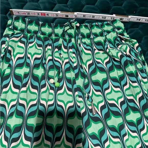 Zara Multicolored Print Pajama Style Pant - Picture 6 of 9